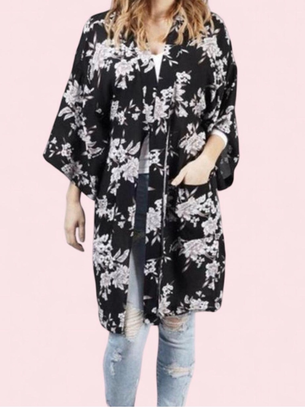 spiritual gangster maya kimono swimsuit coverup